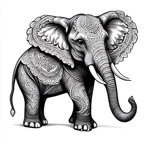 Mandala Elephant