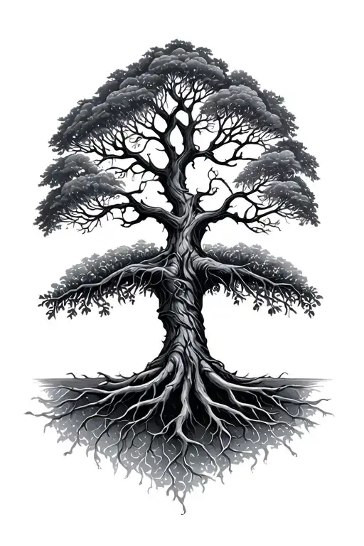 Tree Of Life Growing Roots