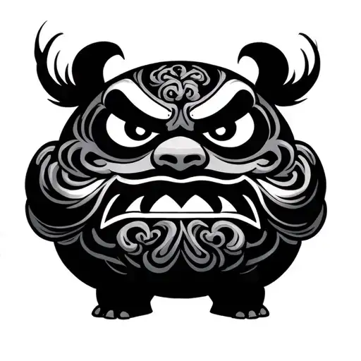 Daruma Doll With Arms