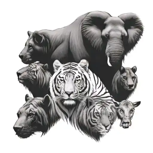 Big 5 Animals