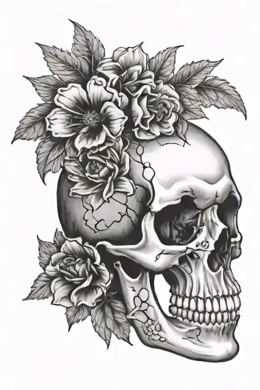 Skull Pusteblume Semikolon Anker Dreieck