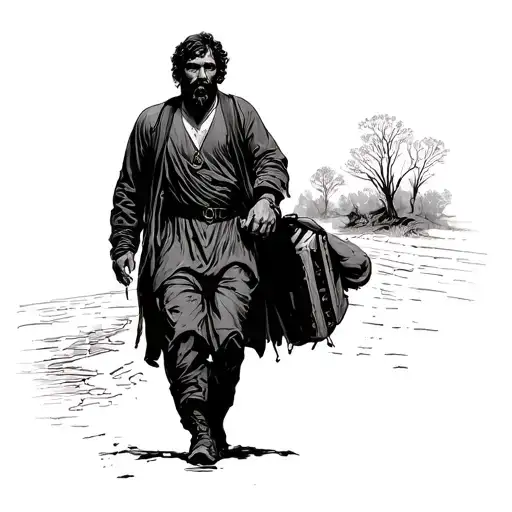 Isaiah Chapter 6 Verse 8 Traveling Man Walking