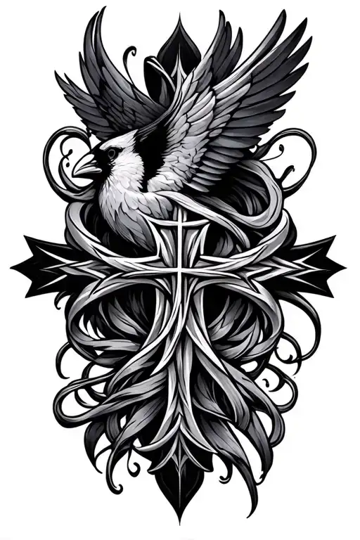 Cardinal Cross Intertwined