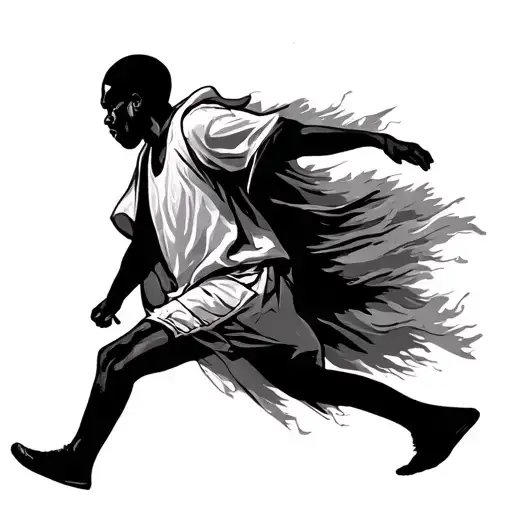 Black Person Walking