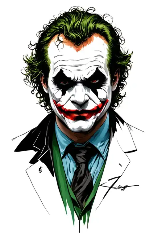 Stitch As Joker Heath Ledger