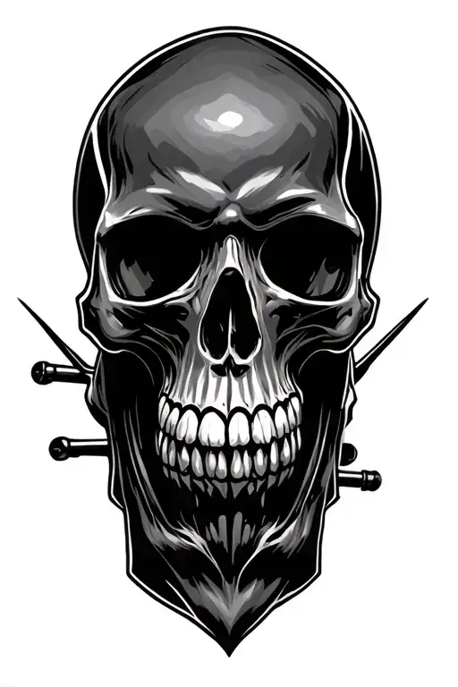 Cool Motorcycle Skull