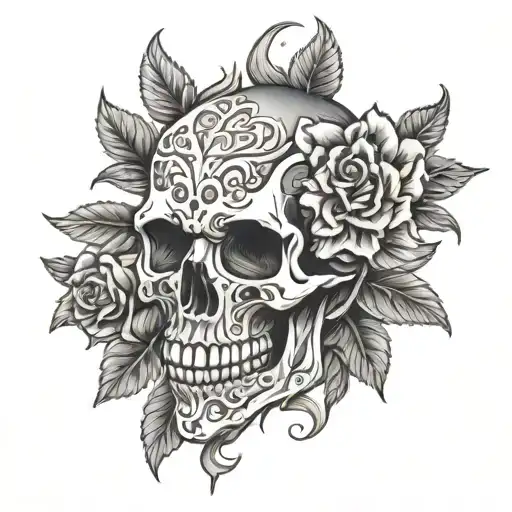Skull And Heart