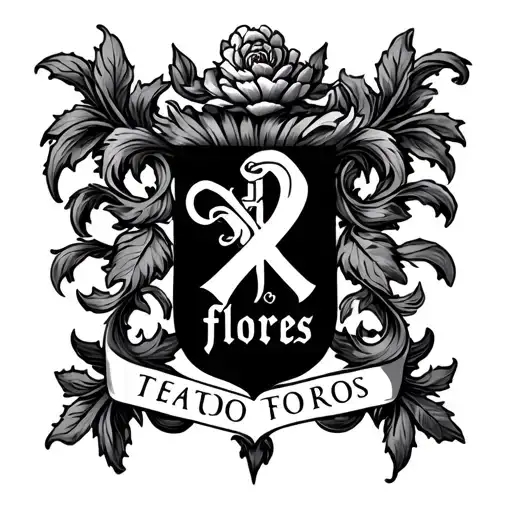 Family Crest For The Last Name Flores