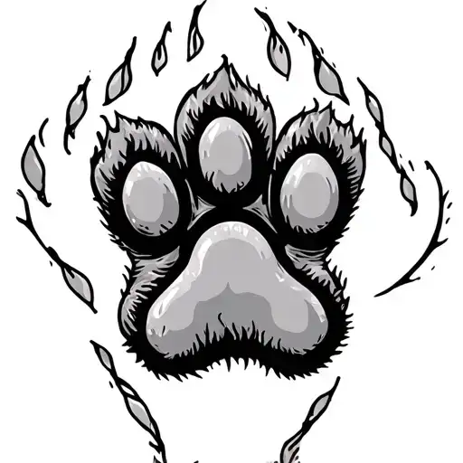 Dog Paw Print
