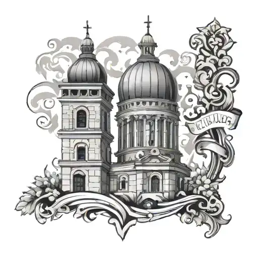 Name With Bell Tower Shape