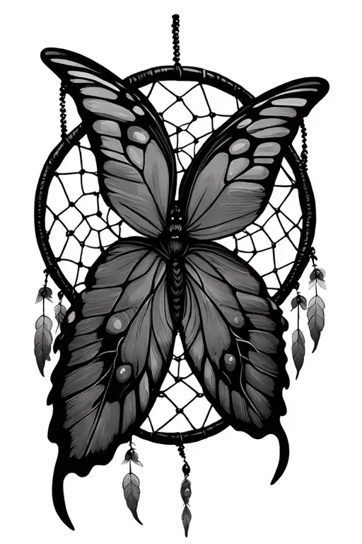 Butterfly Dream Catcher