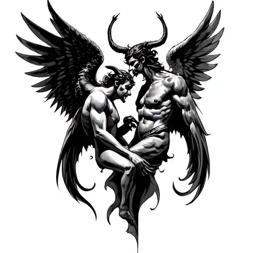 Angel And Devil T