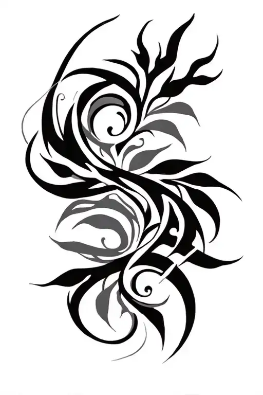 Polynesian Tribal Inspired Featuring Vine Wrap