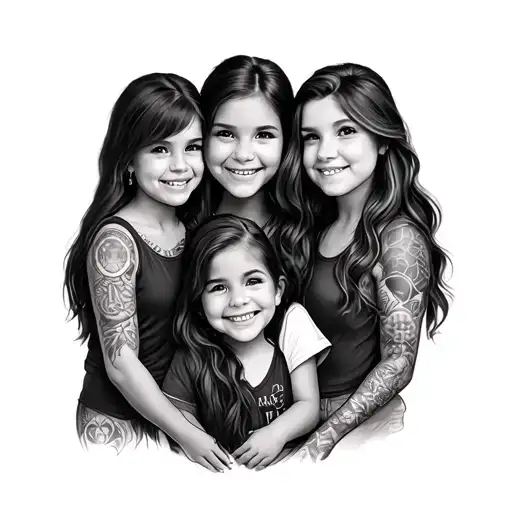 Mom Of Four Kids Sleeve