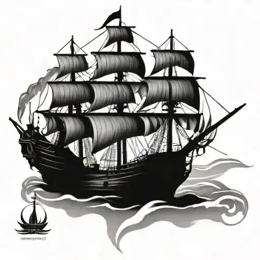 Galleon Sailing