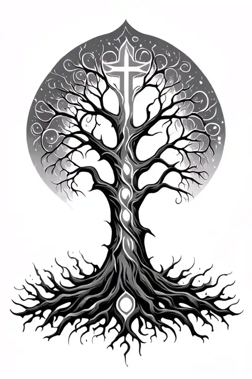Tree Of Life Cross