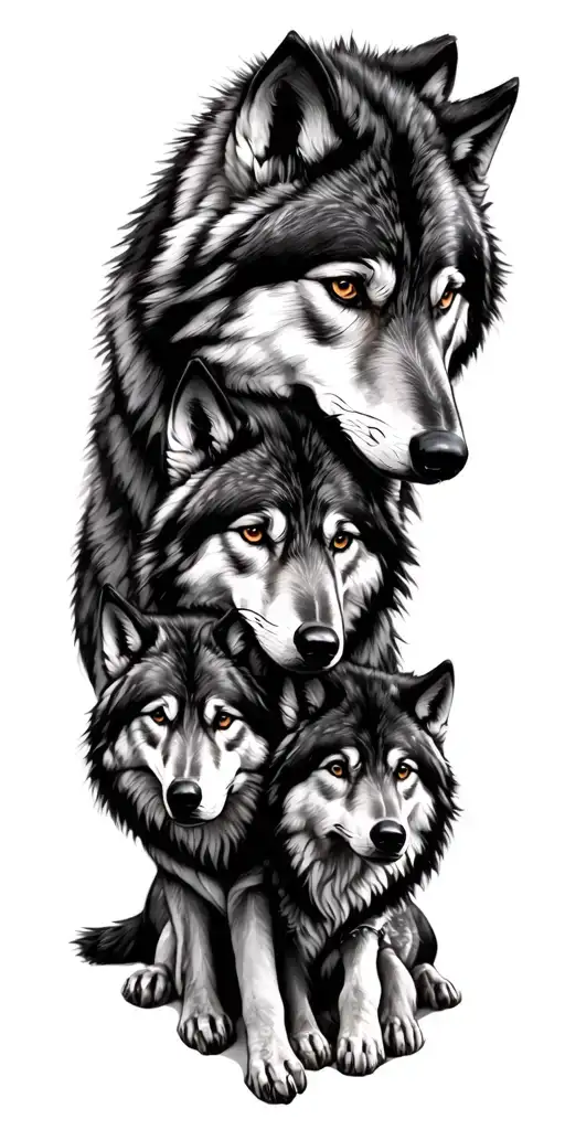 Family Of Wolves 5