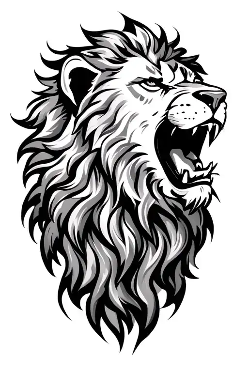 Roaring Lion Head