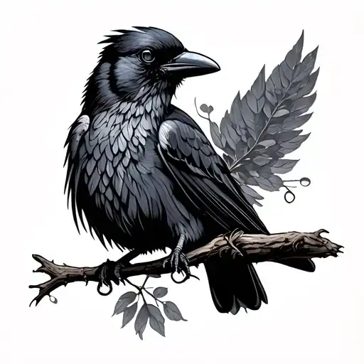 Crow Perched