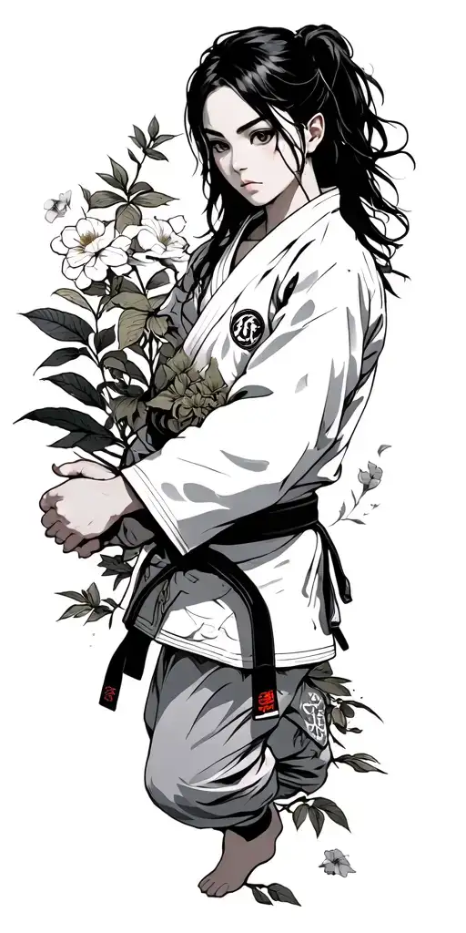 Jiu-jitsu Anime Natureza