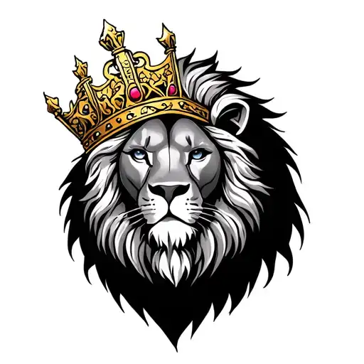 A Tattoo Which Means King Like Lion