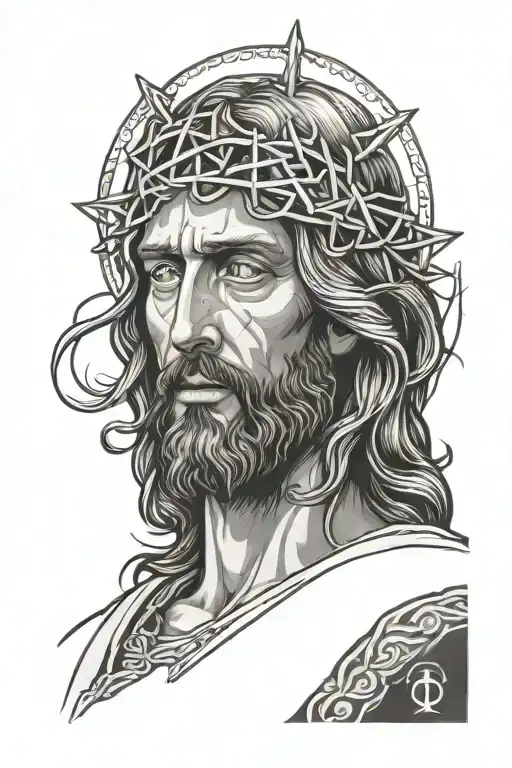 Jesus Face In Cross