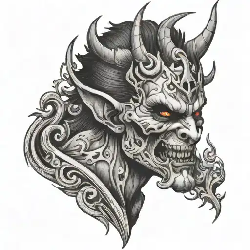 Evil Demon Half Angel