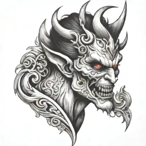 Evil Demon Half Angel