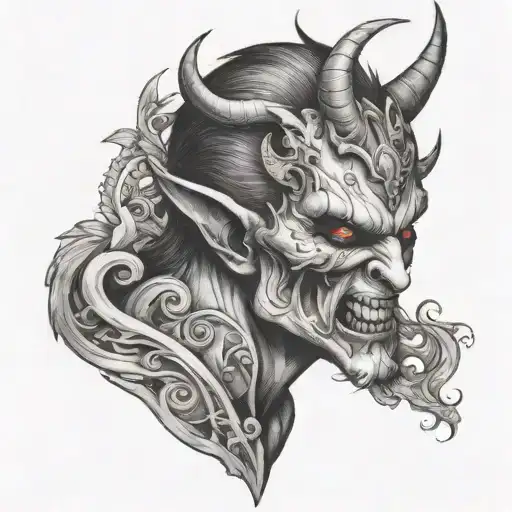 Evil Demon Half Angel