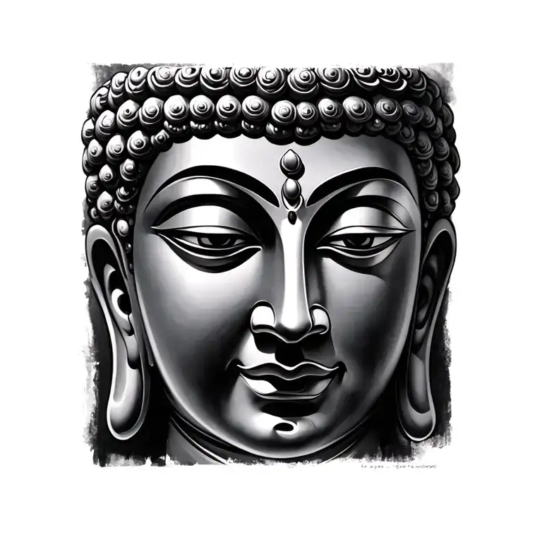 Buddha Face One Eye