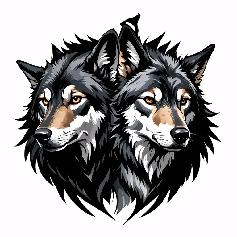 Two Wolves Skoll And Hati