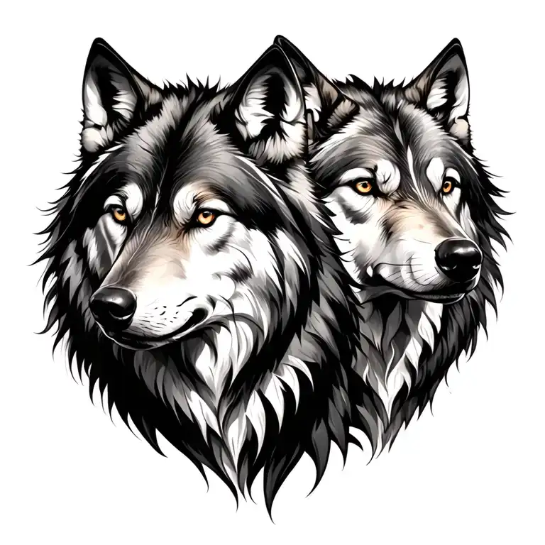 Two Wolves Skoll And Hati
