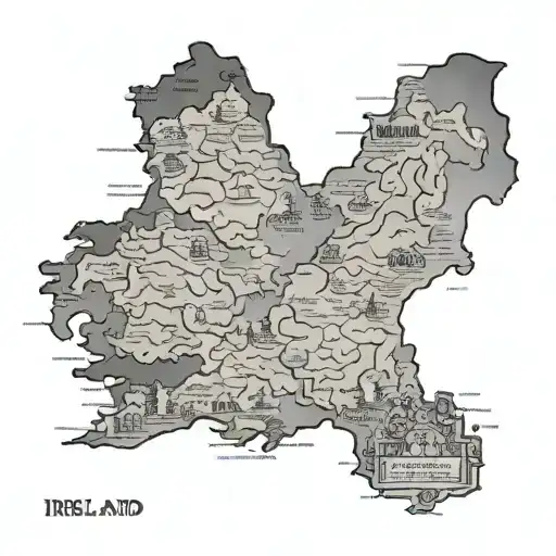 Ireland Map History Oconnell
