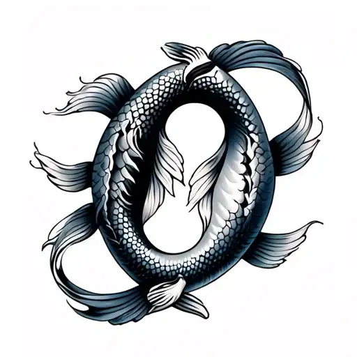 Koi Fish Yin Yang