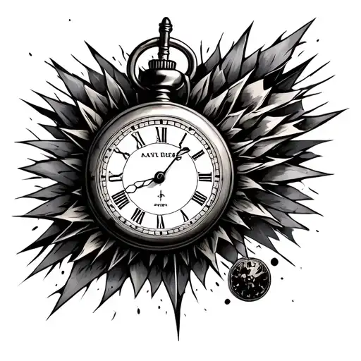 Broken Pocketwatch Hanging