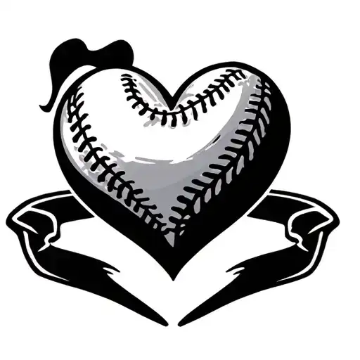 T-ball Soccer Ball Heart