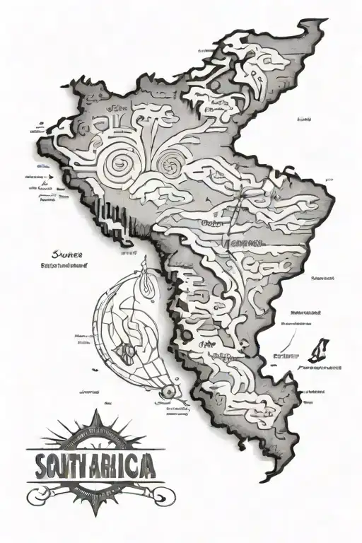 Map Of South America
