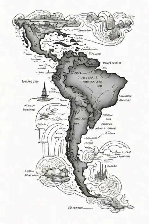 Map Of South America