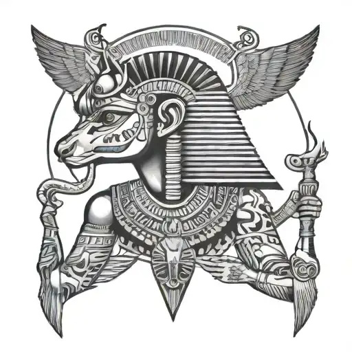 Ancient Egyptian Gods Mixed With Ancient Australian Culture