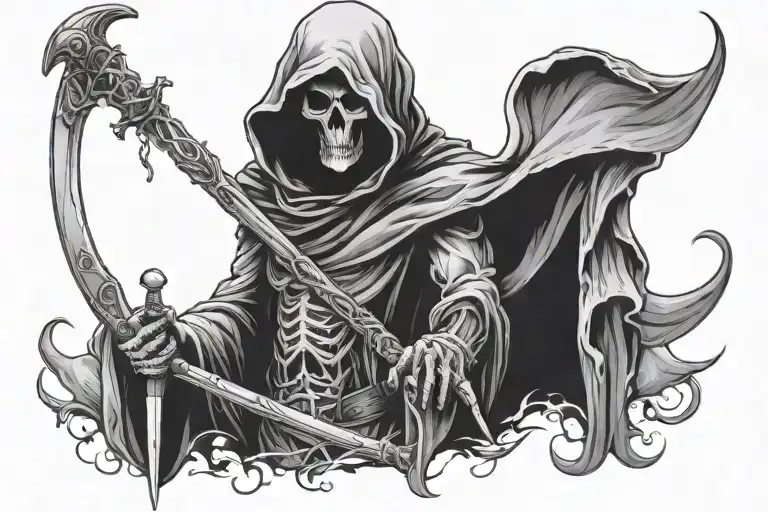 Hooded Reaper Full Body