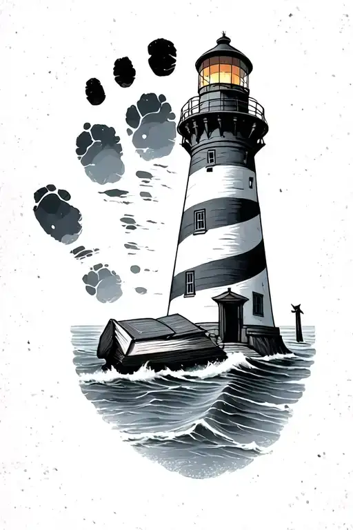 Lighthouse Book Children's Footprint