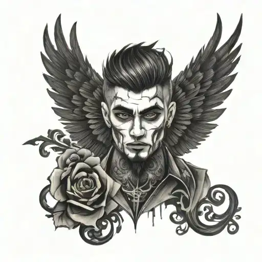 Gothic Tattoo Of Zayn Matthew