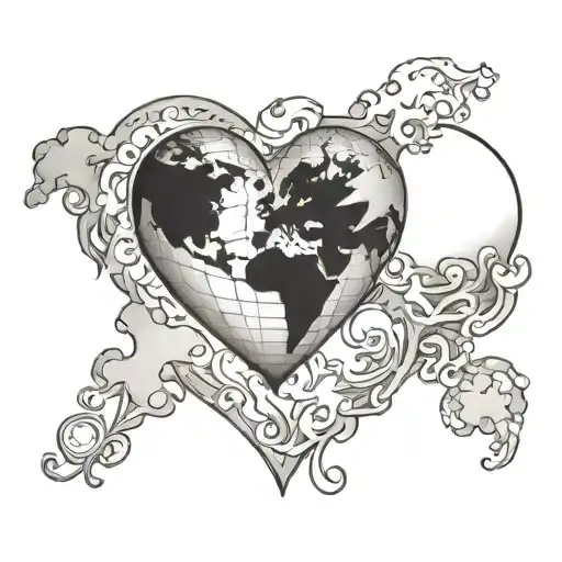 Heart Shaped Globe