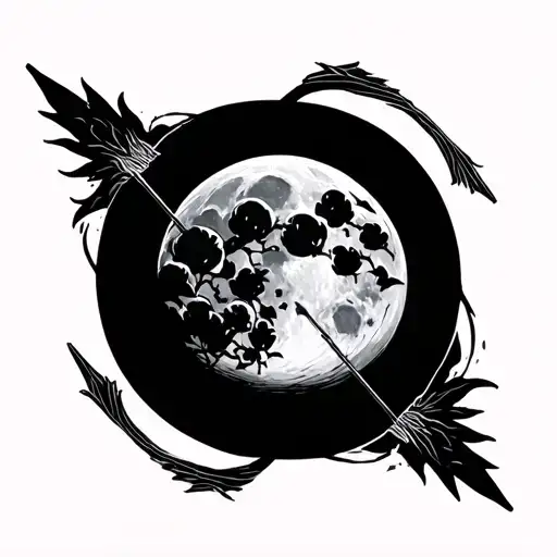 Bow Arrow And The Moon