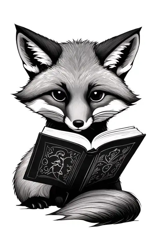 Fox Reading Book