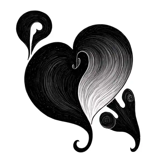 Semicolon In A Heart Shape