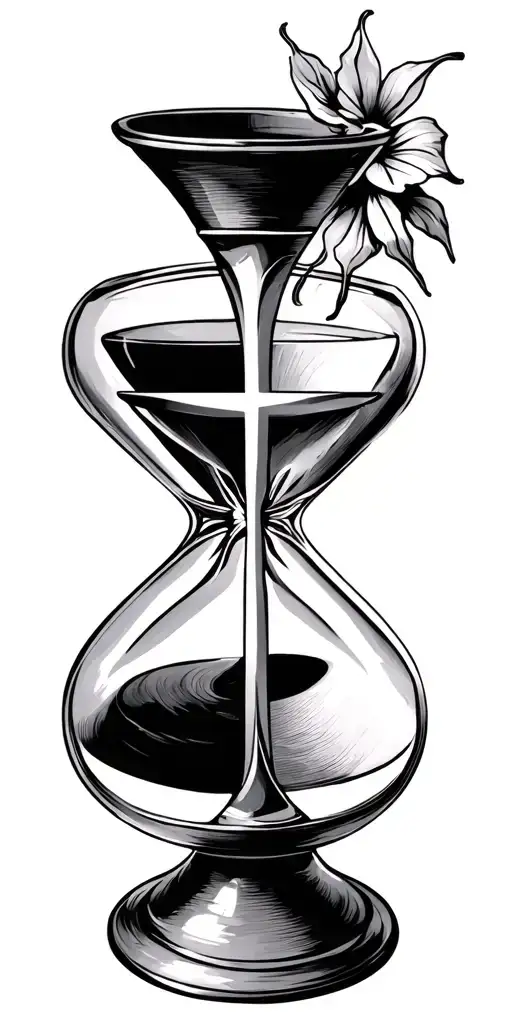 Hour Glass Cross