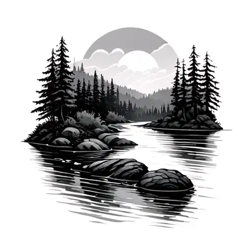 Minimalist River