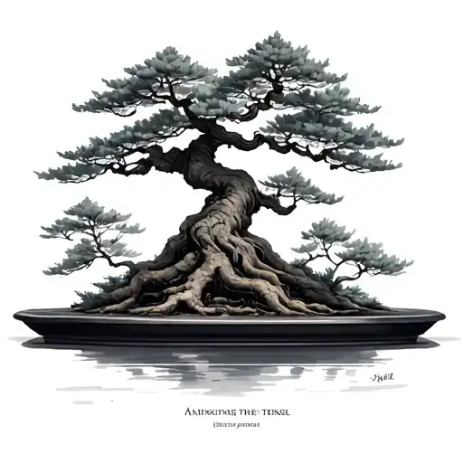 Bonsai Tree With Names Incorporated