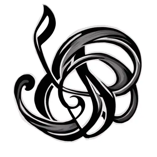 Music Signs Intertwined